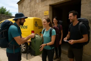 Transporte de mochilas en el Camino de Santiago