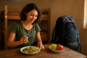 Comida vegetariana en el Camino de Santiago
