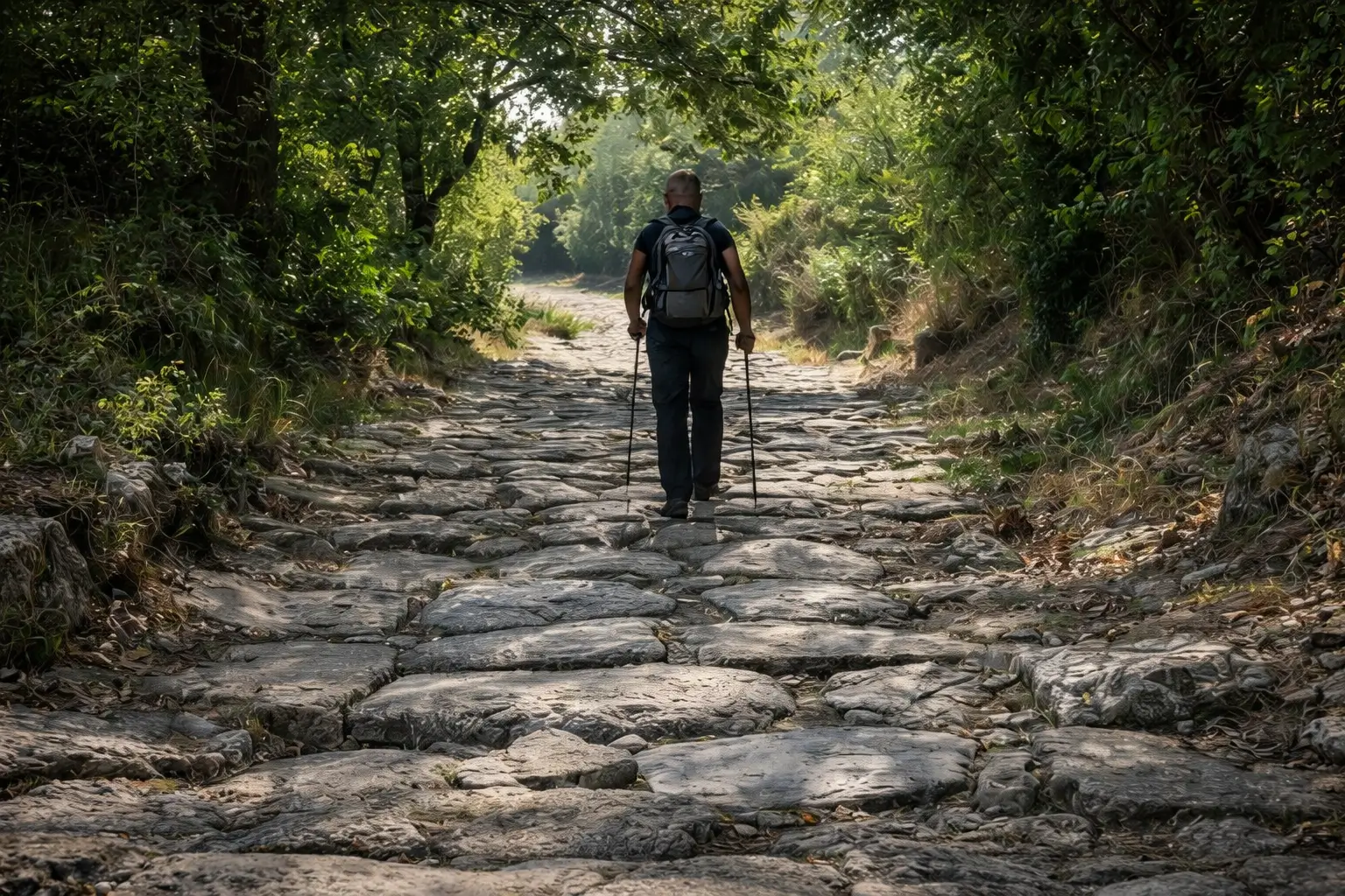 Caminar hoy por el Camino Francés es recorrer una historia milenaria donde cada paso une Roma, la Edad Media y el peregrino moderno
