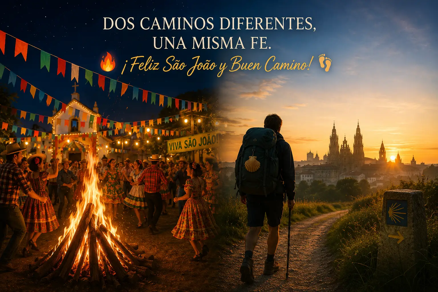 🔥👣 Dos caminos diferentes. Una misma búsqueda del alma.